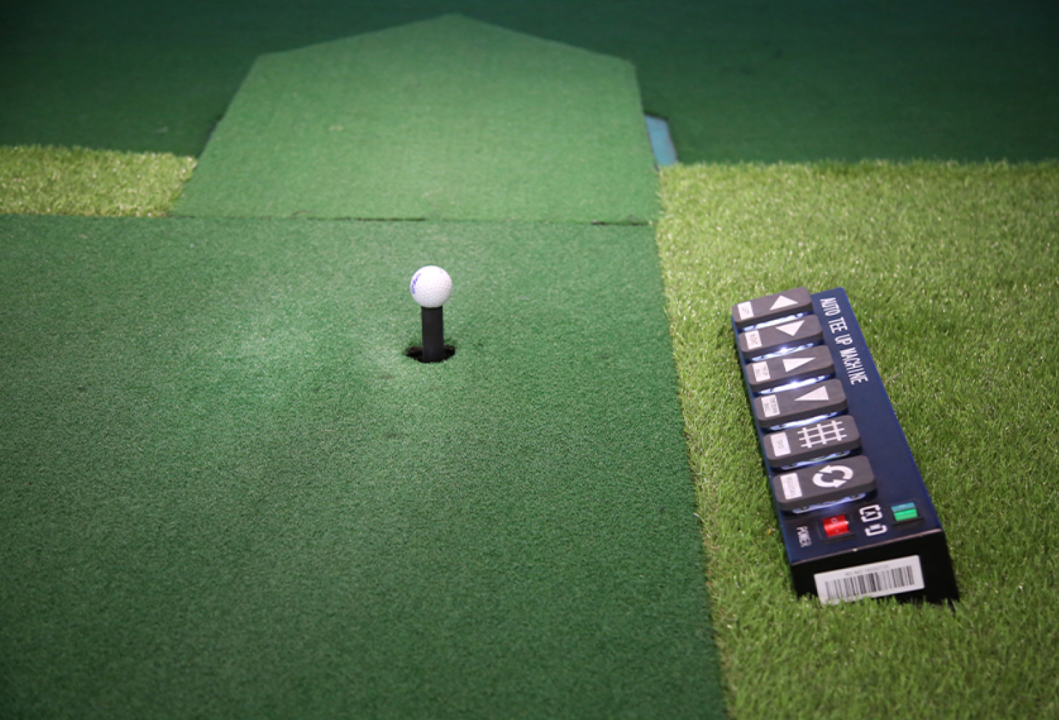 Ball return foot-control unit