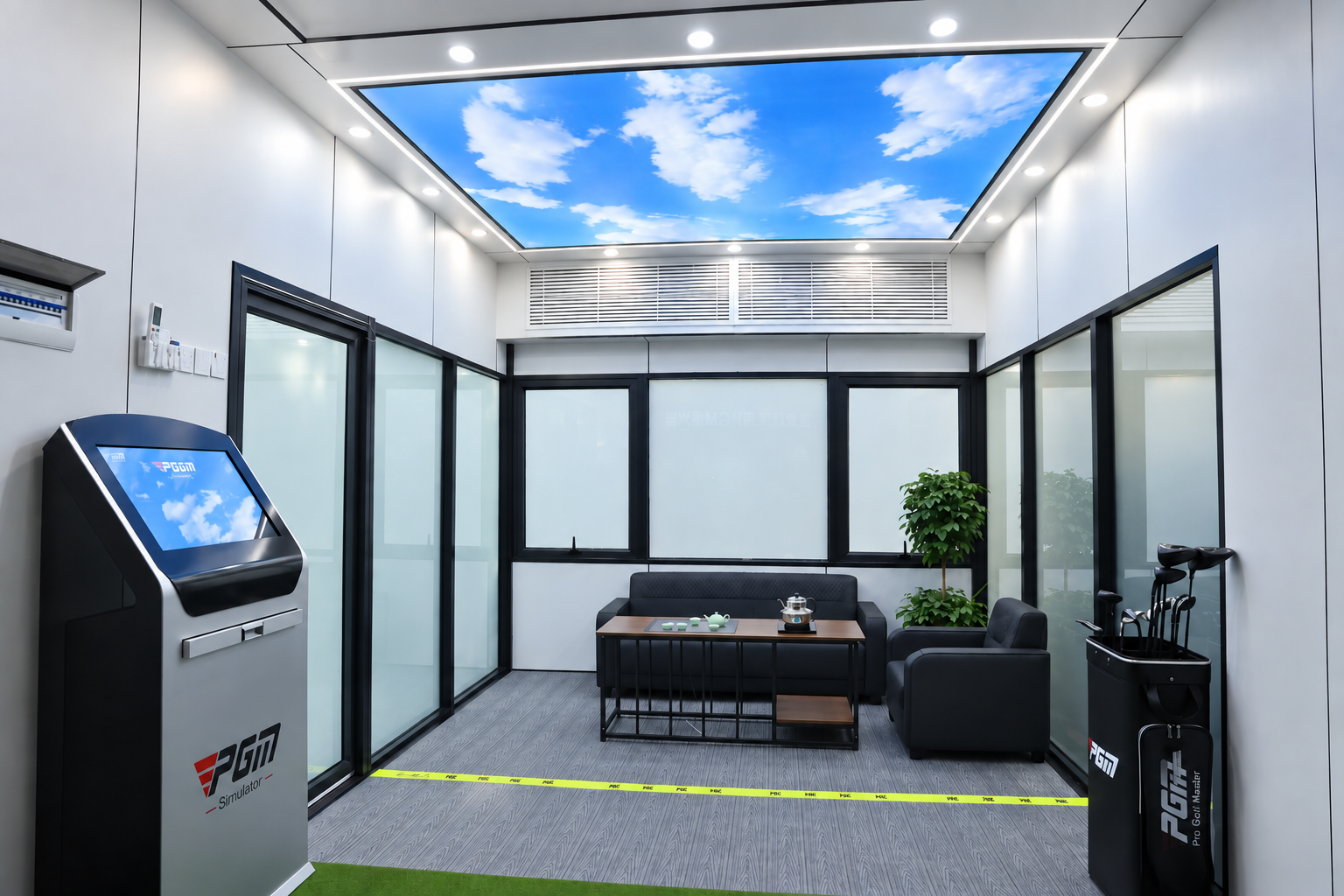 Supplied illustration of capsule privacy glazing