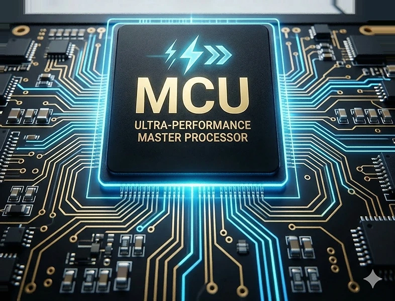 Illustration of the P8 built-in MCU image-processing concept